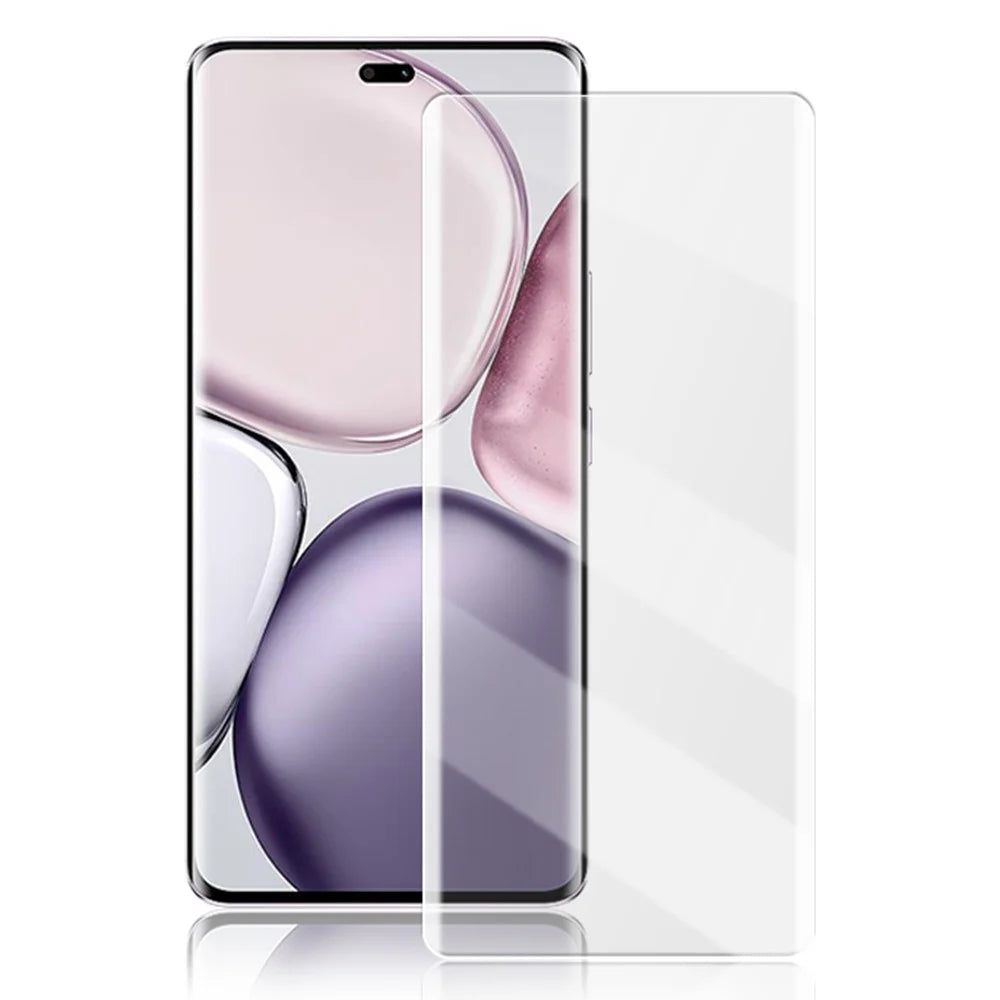 MOCOLO For Honor Magic7 Lite 5G / X9c 5G / X60 Pro 5G Screen Protector Tempered Glass UV Liquid Film 3D Curved Full Coverage - 1