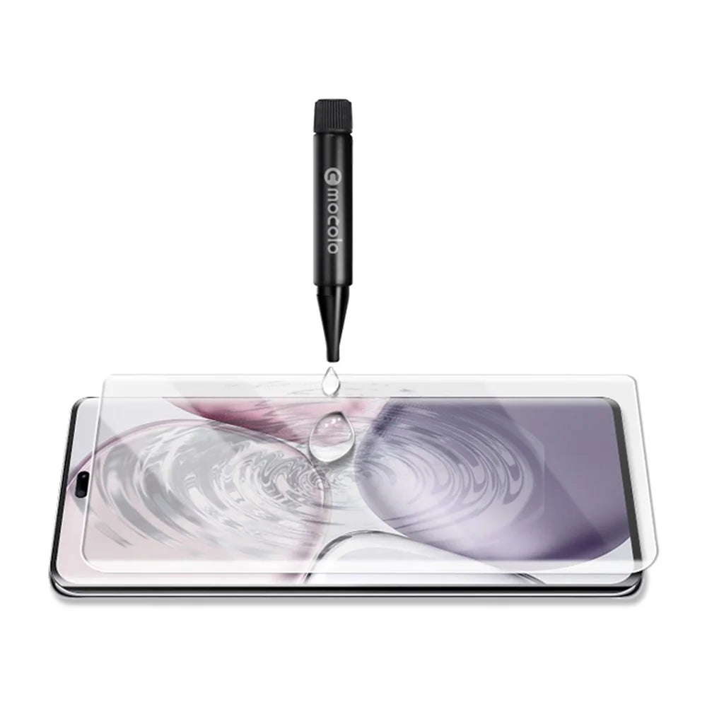 MOCOLO For Honor Magic7 Lite 5G / X9c 5G / X60 Pro 5G Screen Protector Tempered Glass UV Liquid Film 3D Curved Full Coverage - 3