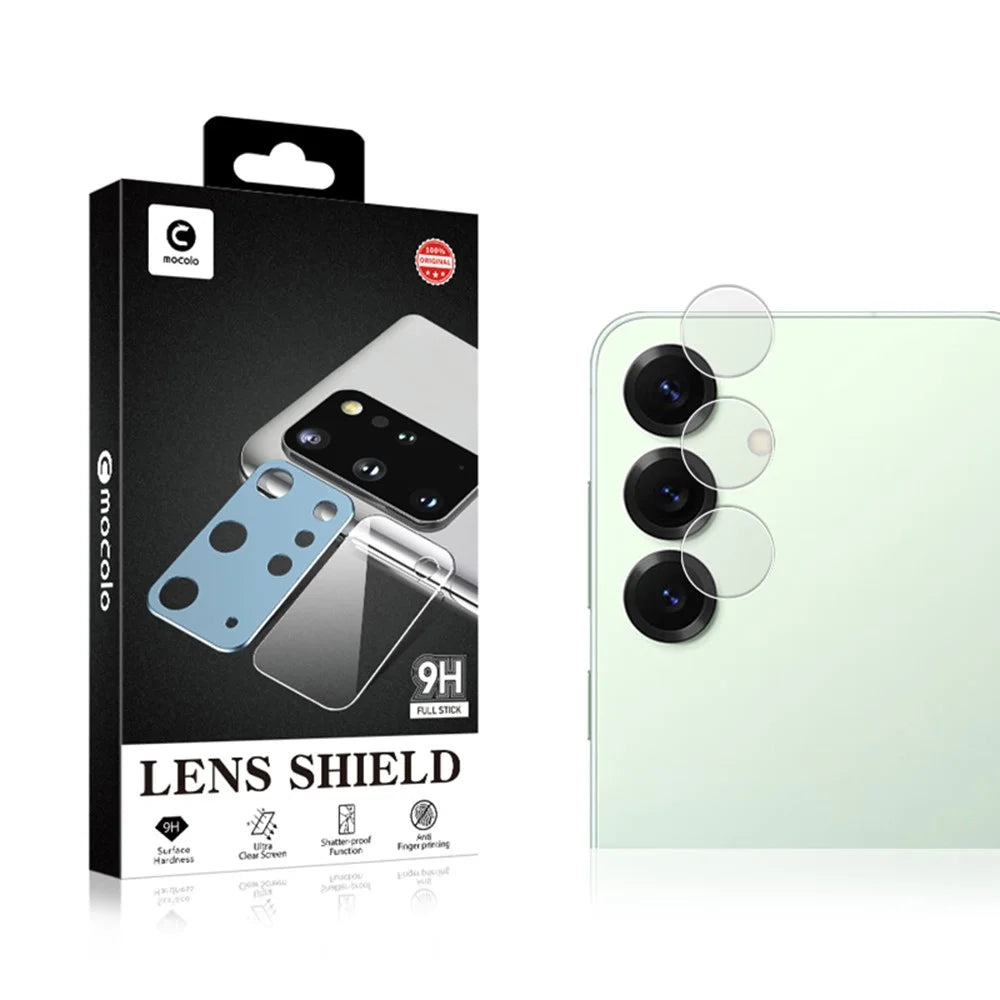 MOCOLO For Samsung Galaxy S25+ / S25 Tempered Glass Camera Lens Film Precision Cutouts Clear Lens Protector - 5