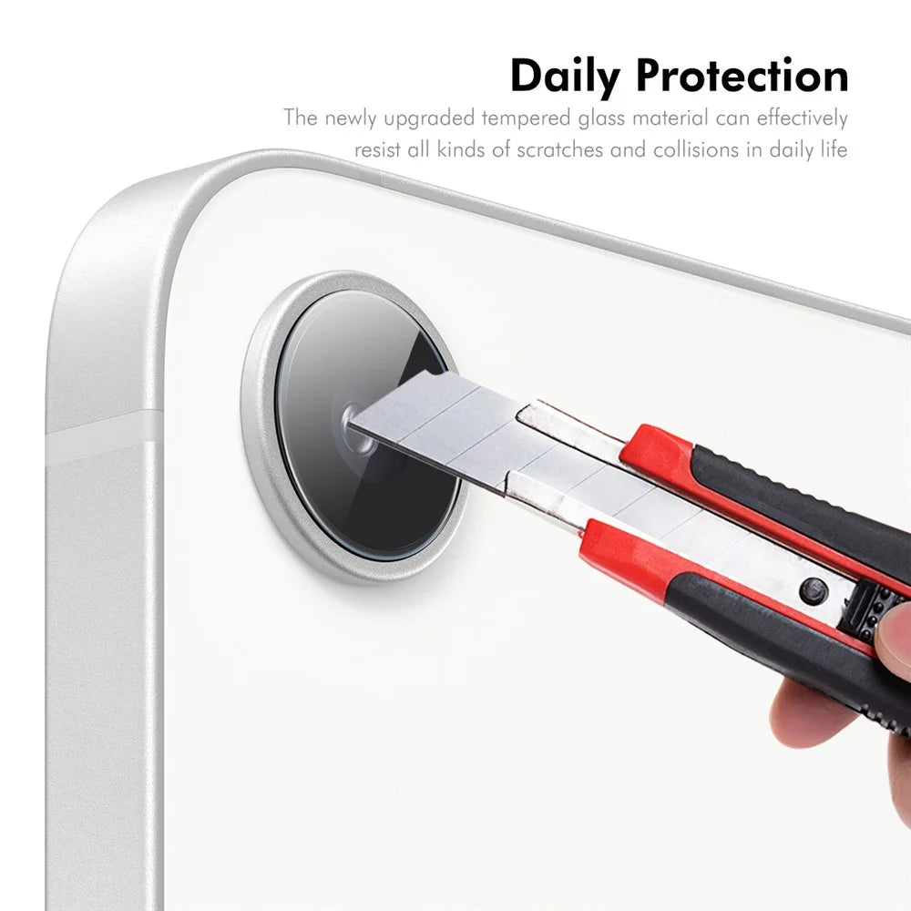 ENKAY HAT PRINCE For iPhone 17e / 16e 2Pcs Camera Lens Protector   0.2mm 9H High Aluminum-Silicon Glass Film - Transparent - 3