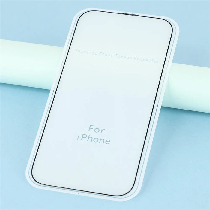 For iPhone 16 Tempered Glass Screen Protector 0.33mm High Aluminium-Silicon Glass Screen Film Electroplated Silk-Print - 3