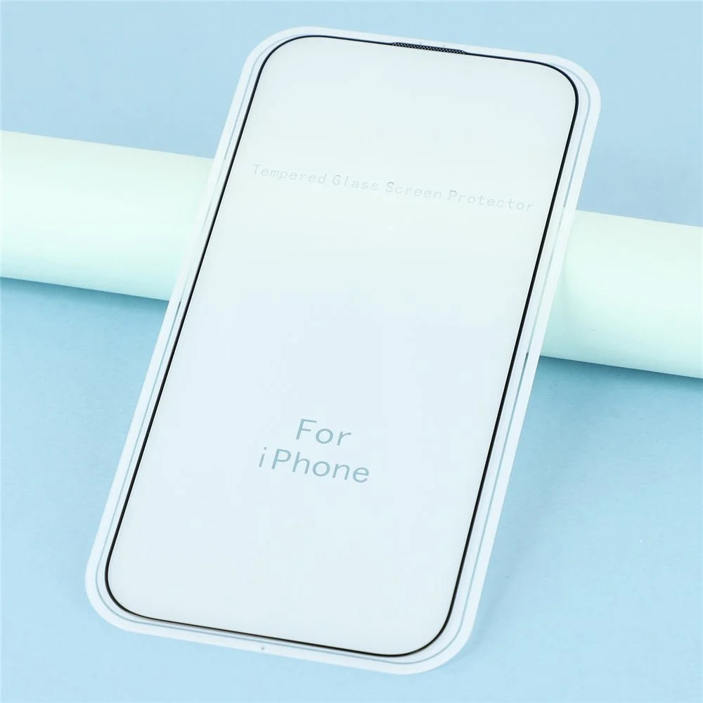 For iPhone 16 Plus Tempered Glass Screen Protector 0.33mm High Aluminium-Silicon Glass Screen Film Electroplated Silk-Print - 3