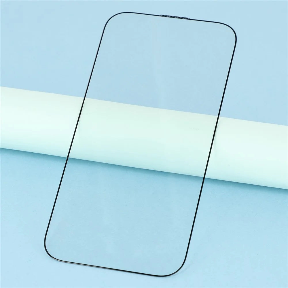 For iPhone 16 Plus Tempered Glass Screen Protector 0.33mm High Aluminium-Silicon Glass Screen Film Electroplated Silk-Print - 4