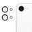 ENKAY HAT PRINCE For iPhone 17e / 16e 2Pcs Camera Lens Protector   Tempered Glass Lens Film with Black Ring - Transparent - 1
