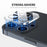ENKAY HAT PRINCE For iPhone 17e / 16e 2Pcs Camera Lens Protector   Tempered Glass Lens Film with Black Ring - Transparent - 3