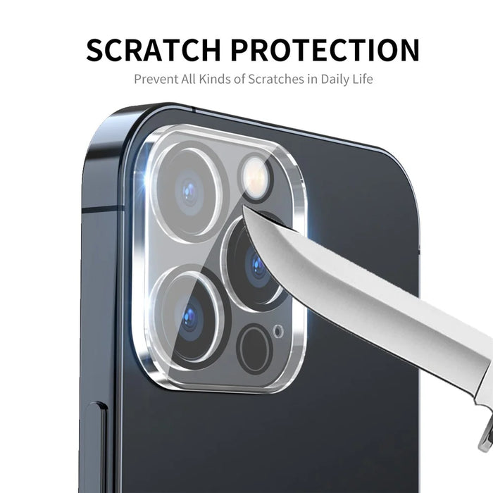 ENKAY HAT PRINCE For iPhone 17e / 16e 2Pcs Camera Lens Protector   Tempered Glass Lens Film with Black Ring - Transparent - 4