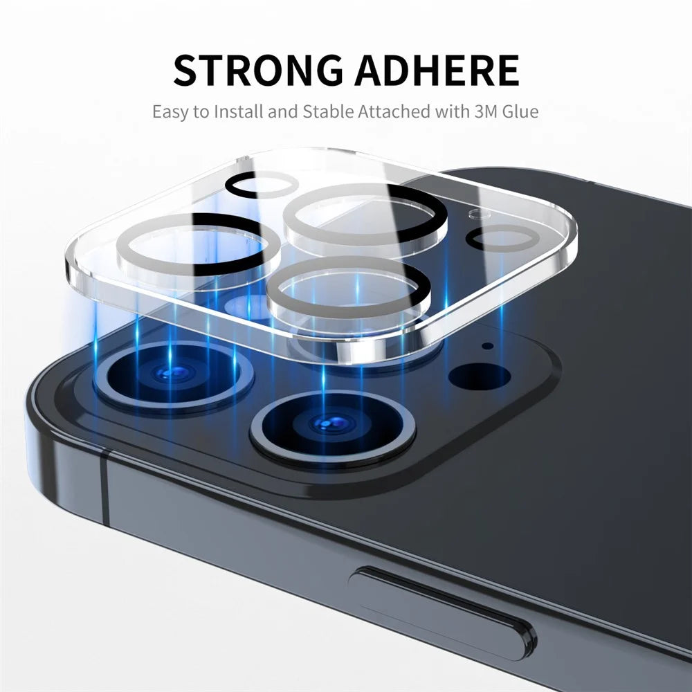 ENKAY HAT PRINCE For iPhone 17e / 16e Camera Lens Protector   Tempered Glass Lens Film with Black Ring - Transparent - 3