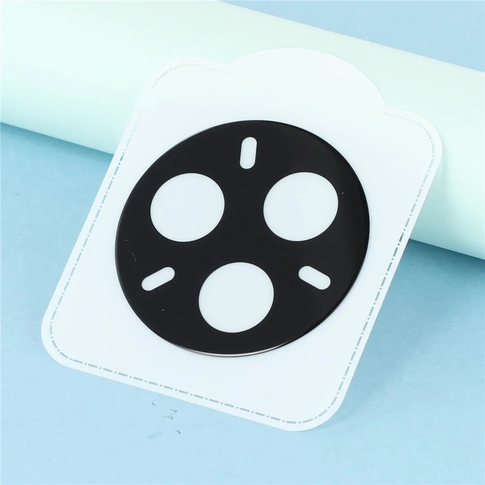 For Realme 14 Pro 5G Tempered Glass Lens Protector Black Silk Printing Camera Lens Film - 3