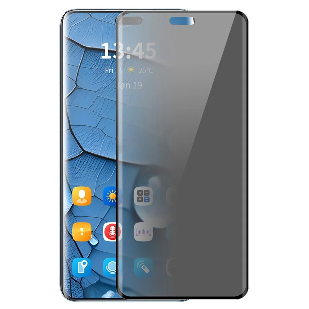 ENKAY HAT PRINCE For Honor Magic6 Pro 5G Privacy Screen Protector 3D Curved Tempered Glass Anti-Spy Film - 1