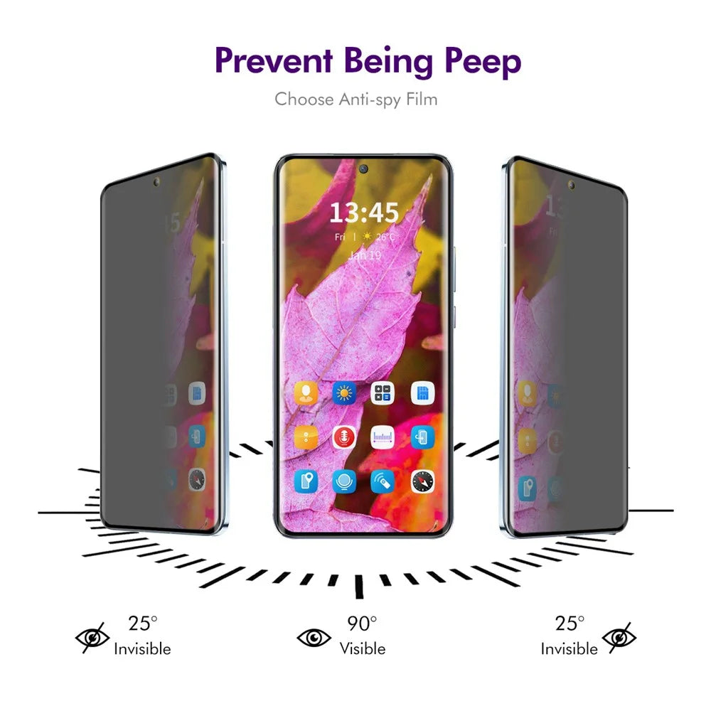 ENKAY HAT PRINCE For OnePlus 13 Privacy Screen Protector 3D Curved Tempered Glass Anti-Spy Film - 2