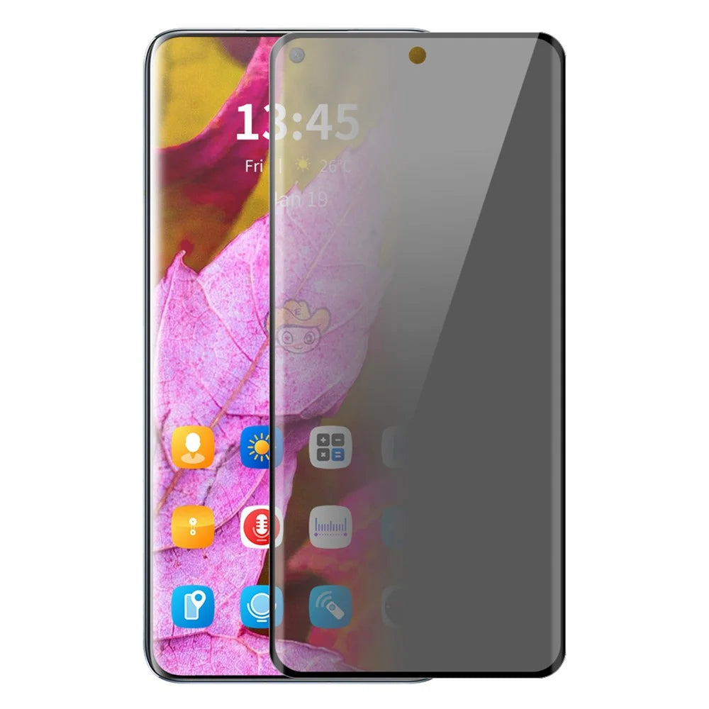 ENKAY HAT PRINCE For Oppo Find X7 5G Privacy Screen Protector 3D Curved Tempered Glass Anti-Spy Film - 1
