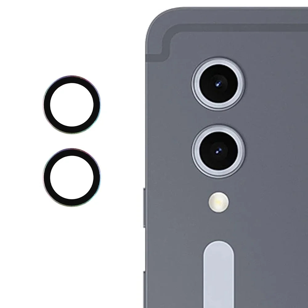 Camera Lens Protector for Samsung Galaxy Tab S10 Ultra / S10+ / S9 FE+ / S9 Ultra / S9+ HD Clear Film with Metal Frame - Colorful - 1