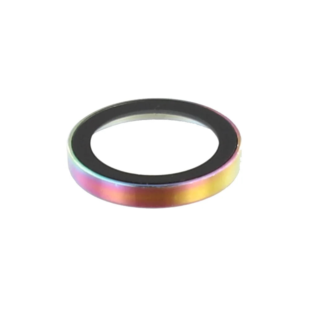 Camera Lens Protector for Samsung Galaxy Tab A9+ / S9 / S10 FE / S9 FE HD Clear Anti-Dust Film with Metal Frame - Colorful - 3