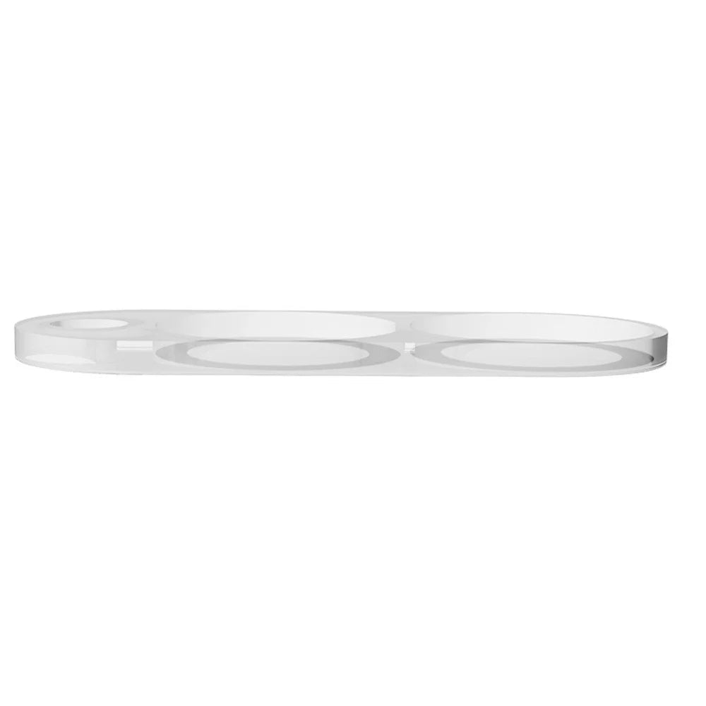 RURIHAI For Samsung Galaxy S25 Edge Camera Lens Protector Clear Black Circle 3D High Aluminum-Silicon Glass Lens Film - 4