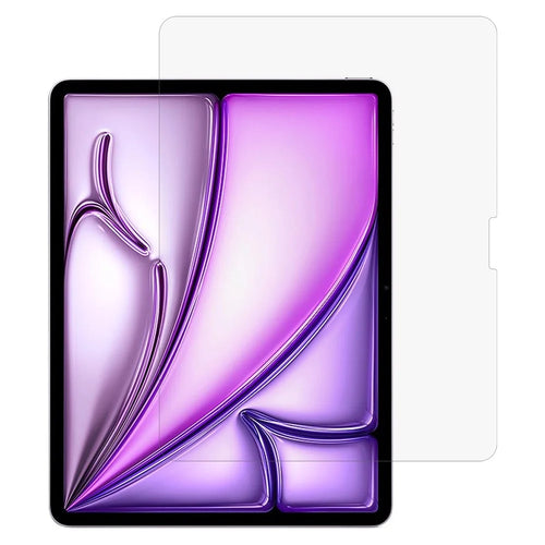 For iPad Air 13 (2026) / (2025) / (2024) Screen Protector 0.3mm Arc Edge Electroplating Coating High Aluminium-Silicon Glass Tablet Film - 1