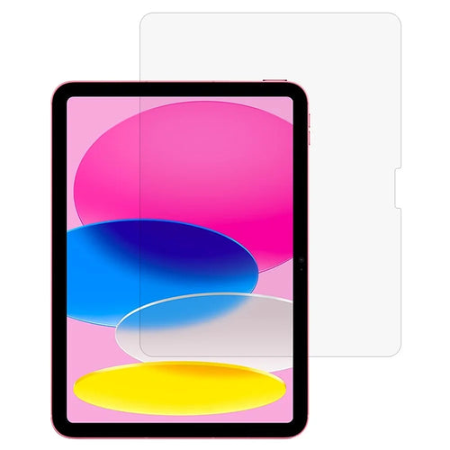 For iPad (2025) / 10.9 (2022) Screen Protector 0.3mm Arc Edge Electroplating Coating High Aluminium-Silicon Glass Tablet Film - 1