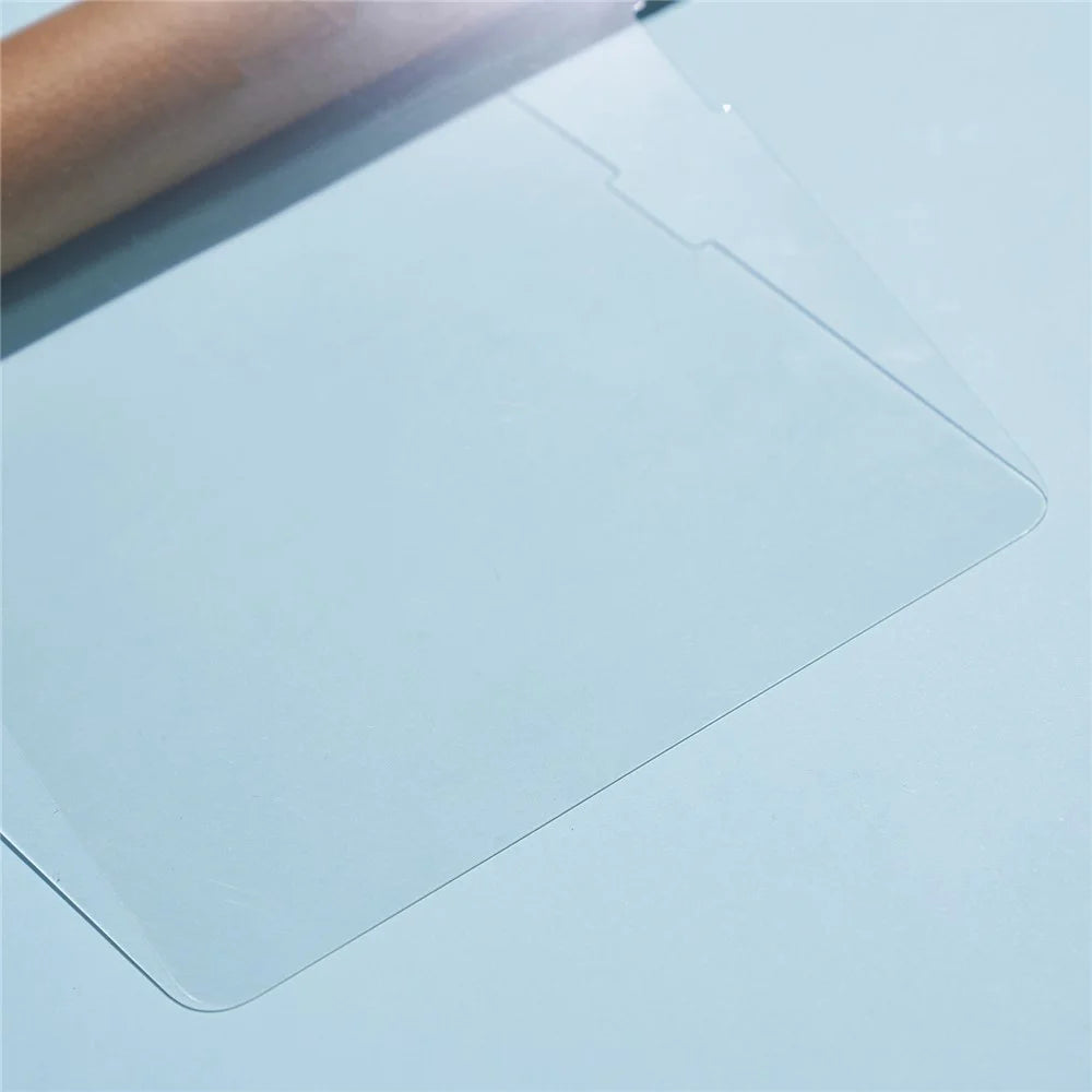 For iPad (2025) / 10.9 (2022) Screen Protector 0.3mm Arc Edge Electroplating Coating High Aluminium-Silicon Glass Tablet Film - 6