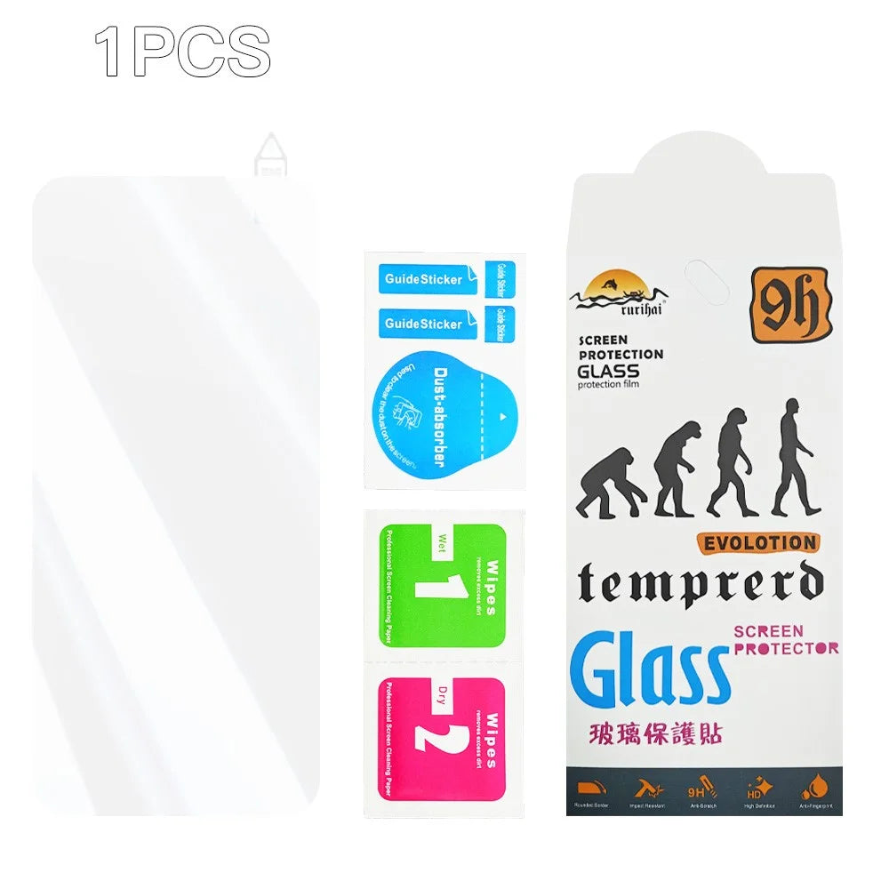 RURIHAI For Motorola Moto G (2025) 5G Tempered Glass Screen Protector AR Electroplated Crystal Clear Screen Film - 7