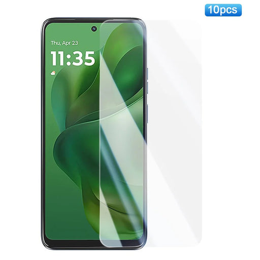 RURIHAI 10Pcs For Motorola Moto G Power (2025) High Aluminium-Silicon Glass Screen Protector AR Electroplated Crystal Clear Screen Film - 1