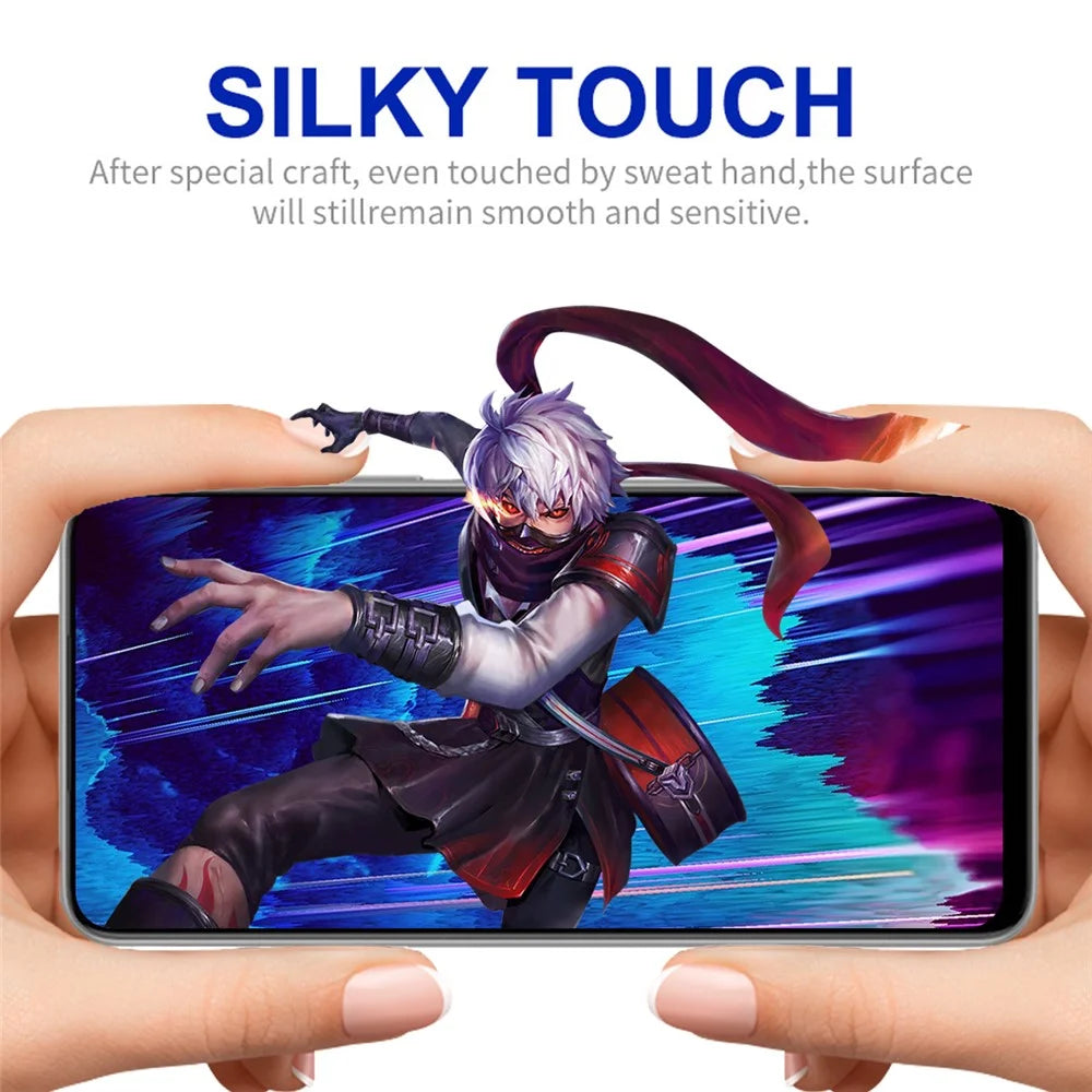 RURIHAI For Realme P3x 5G Tempered Glass Screen Protector AR Electroplated Crystal Clear Screen Film - 4