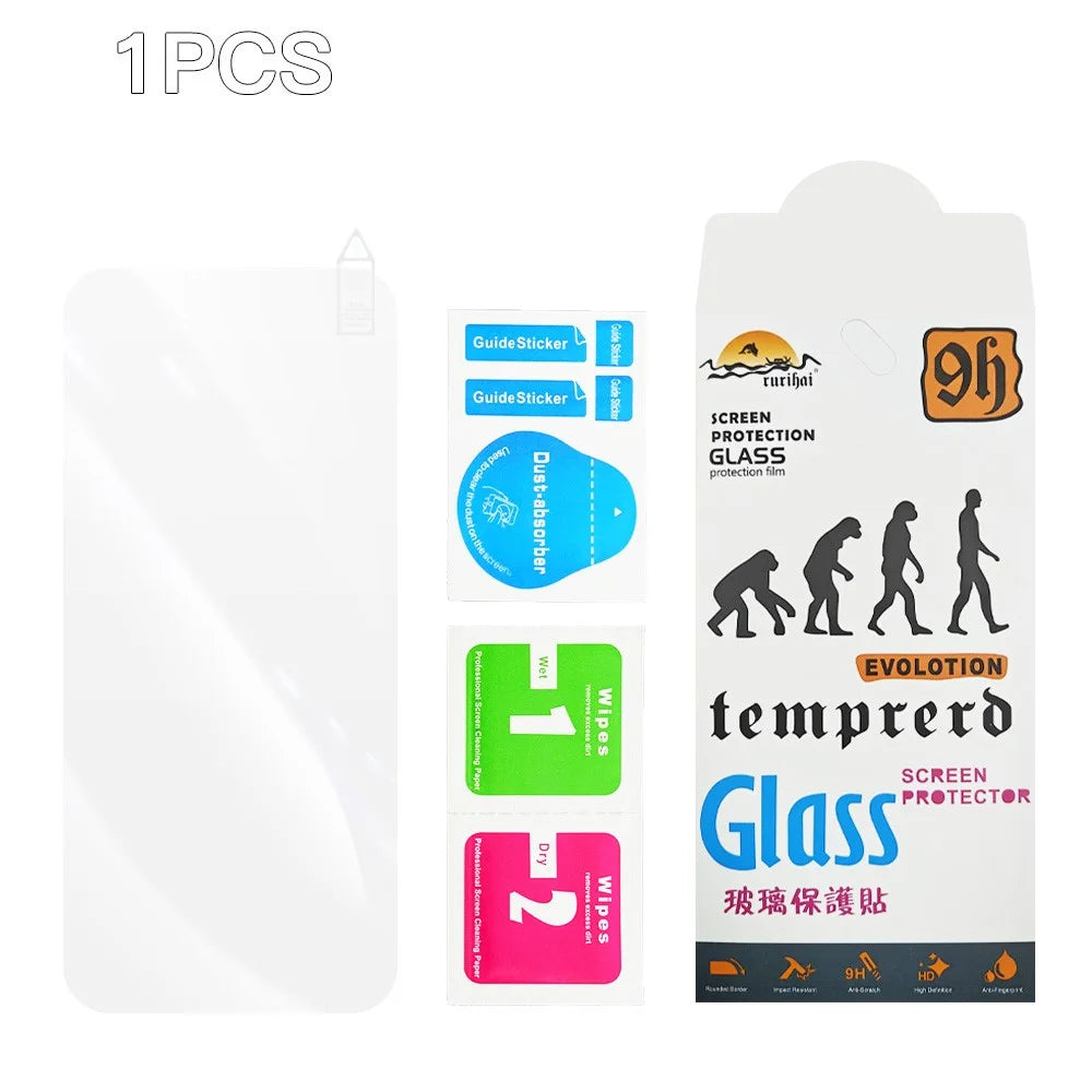 RURIHAI For Realme P3x 5G Tempered Glass Screen Protector AR Electroplated Crystal Clear Screen Film - 7
