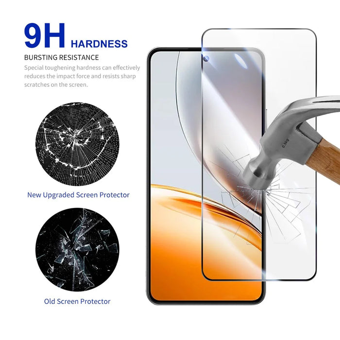 RURIHAI 10Pcs For Realme Neo7x 5G High Aluminium-Silicon Glass Film 0.26mm 2.5D Screen Protector - 4
