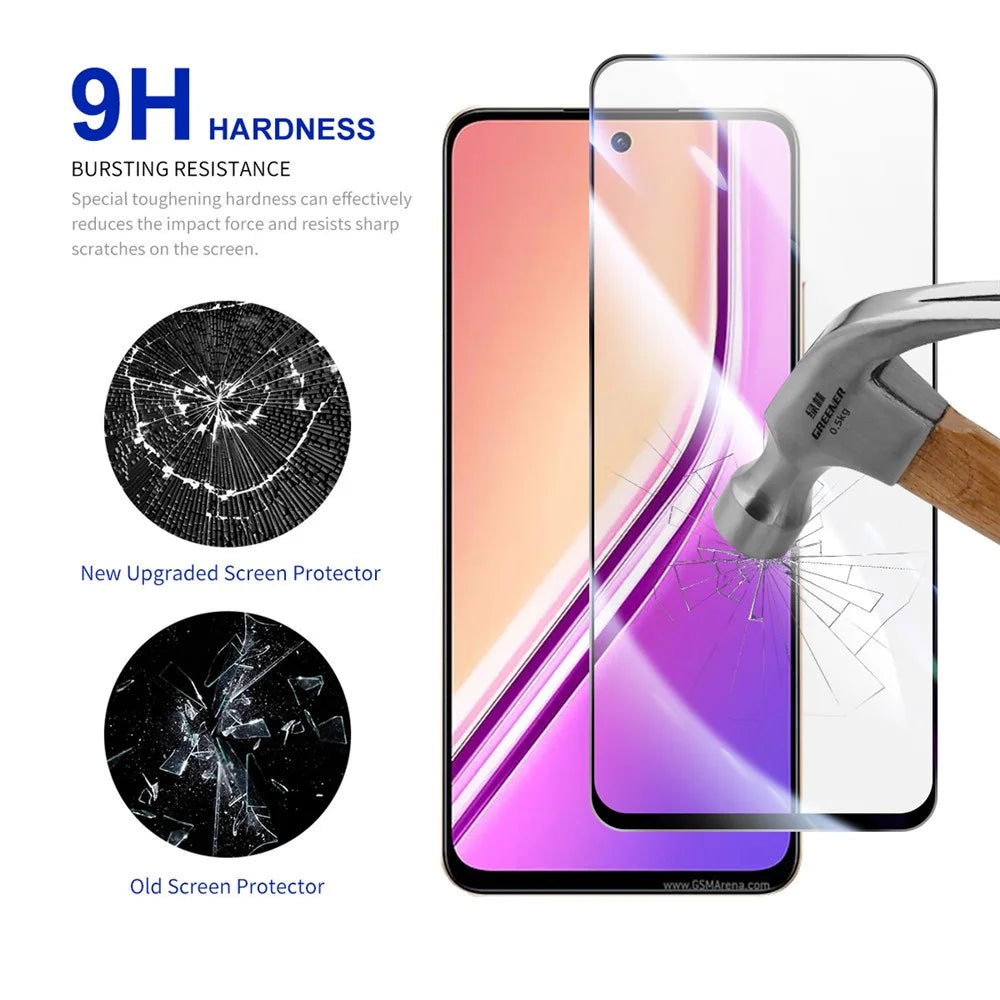 RURIHAI 10Pcs For Realme P3x 5G High Aluminium-Silicon Glass Film 0.26mm 2.5D Screen Protector - 4