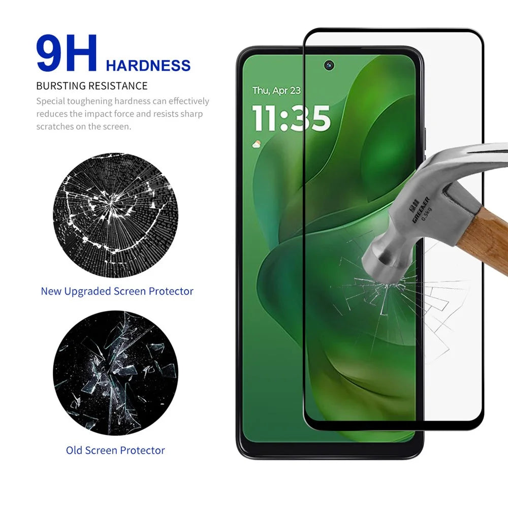 RURIHAI 10Pcs For Motorola Moto G Power (2025) High Aluminium-Silicon Glass Film 0.26mm 2.5D Screen Protector - 4