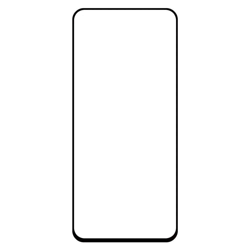 For Realme C55 4G / P3x 5G Tempered Glass Electroplating Anti-Fingerprint Silk Printing Full Glue Screen Protector - 2