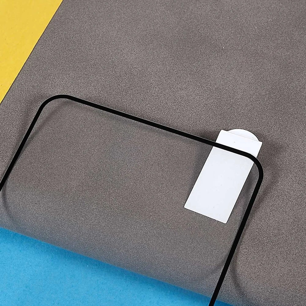 For Realme C55 4G / P3x 5G Tempered Glass Electroplating Anti-Fingerprint Silk Printing Full Glue Screen Protector - 4