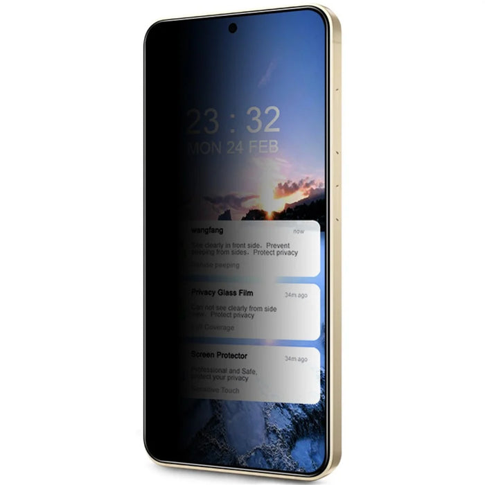 IMAK For Samsung Galaxy S25 Edge Anti Peep Tempered Glass Screen Protector Full Coverage - 7