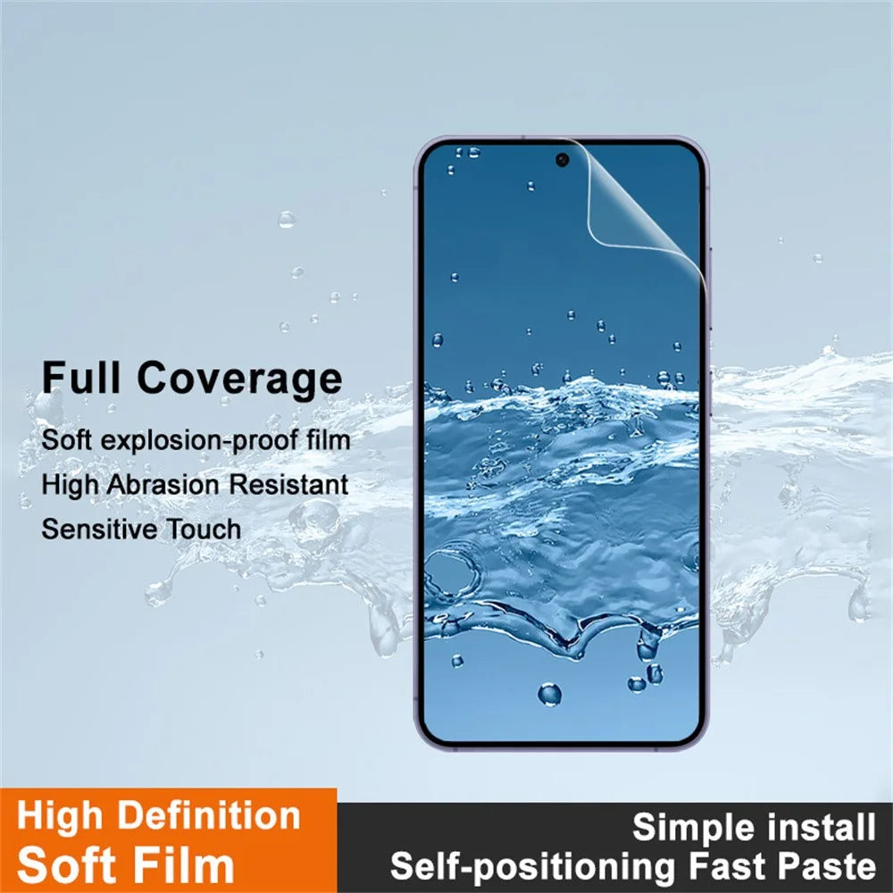 IMAK Hydrogel Film 4th Gen for Samsung Galaxy S25 Edge Full Screen Protector Ultra Clear Soft TPU Film - 2