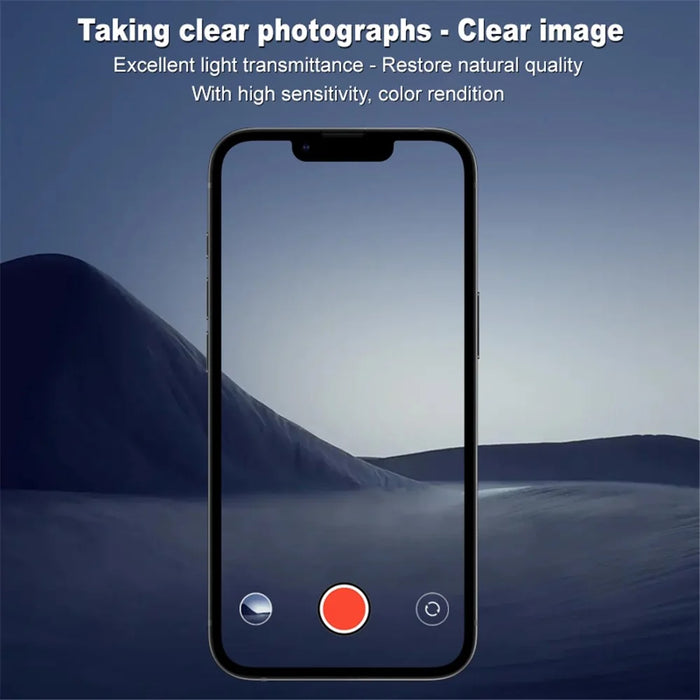 IMAK For iPhone 17e / 16e Tempered Glass Lens Film + Acrylic Cap (Black Version) - 3