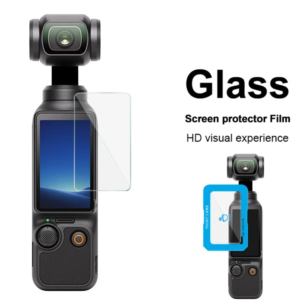 IMAK For DJI Osmo Pocket 3 Crystal Clear Tempered Glass Screen Protector with Self Positioning Frame - 3