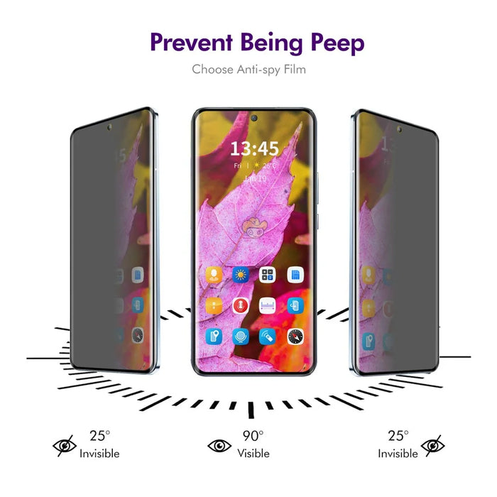 ENKAY HAT PRINCE For vivo X200 Pro 5G Privacy Screen Protector 3D Curved Screen Film with Installation Tool - 4