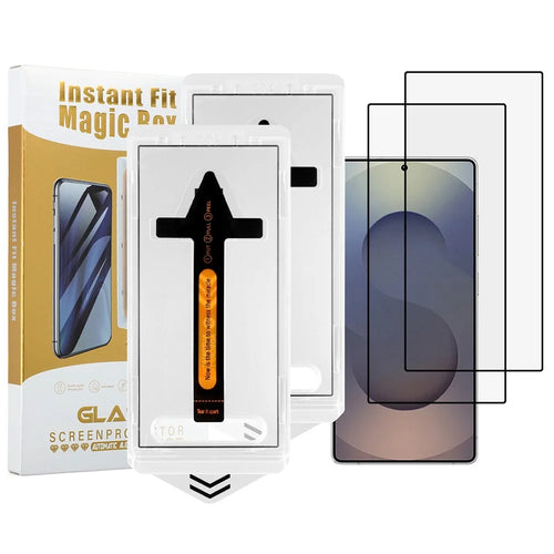 2Pcs For Samsung Galaxy S25 Ultra Screen Protector HD Clear High Aluminium Silicon Glass Film (Fingerprint Unlock) - 1