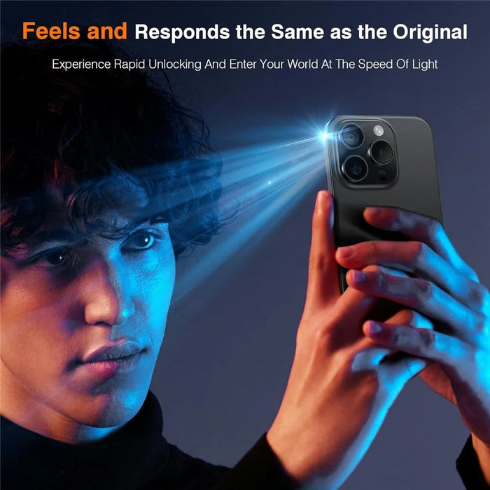 2Pcs For iPhone 14 Pro Screen Protector Anti Spy High Aluminium Silicon Glass Film with Dust Removal Tool - 2