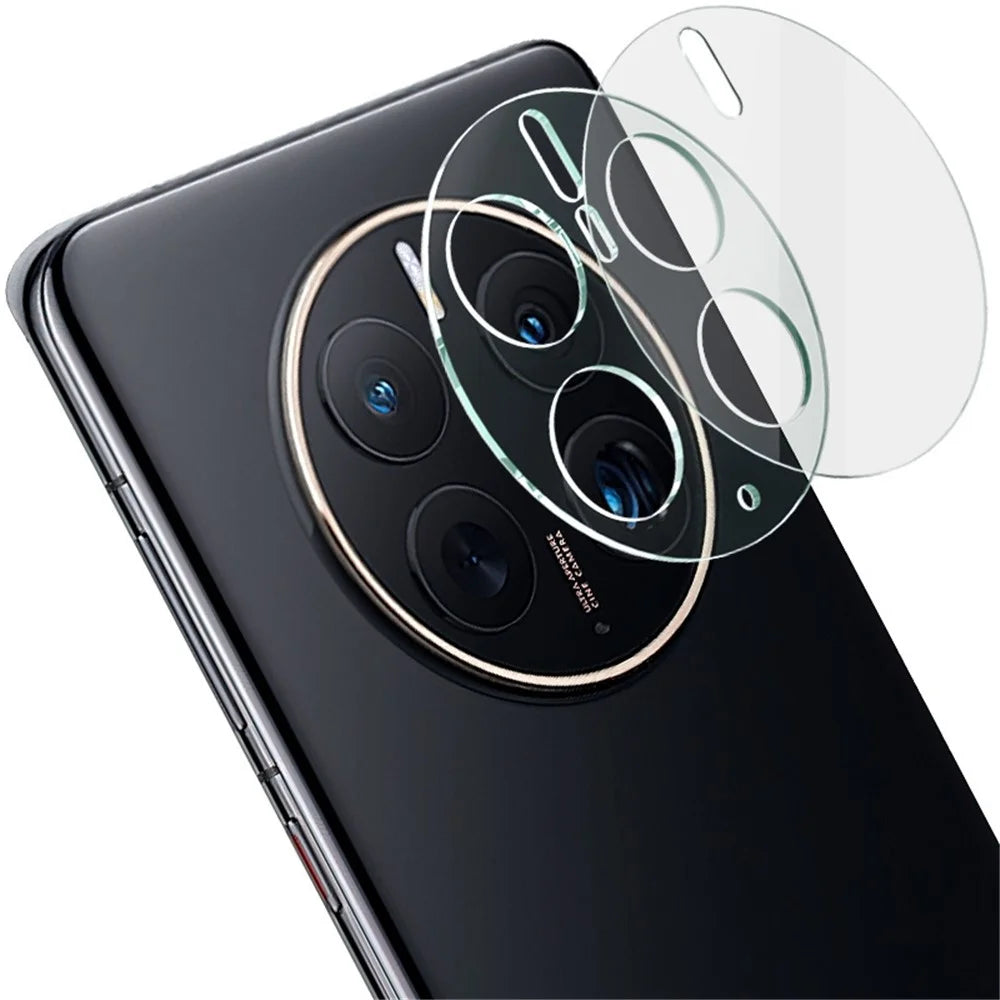 IMAK For Huawei Mate 50 Pro 4G Camera Lens Protector HD Tempered Glass Camera Lens Film + Acrylic Lens Cap - 1