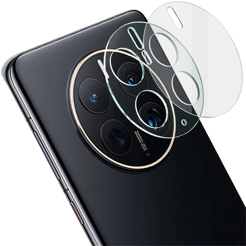 IMAK For Huawei Mate 50 Pro 4G Camera Lens Protector HD Tempered Glass Camera Lens Film + Acrylic Lens Cap - 1