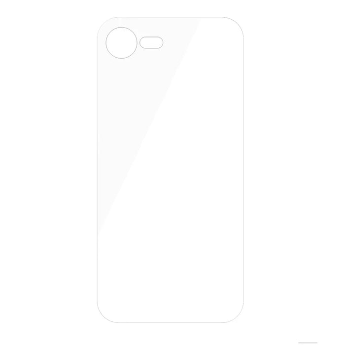 For iPhone 17e / 16e Tempered Glass Phone Back Protector 0.3mm Arc Edge HD Clear Back Film - 2