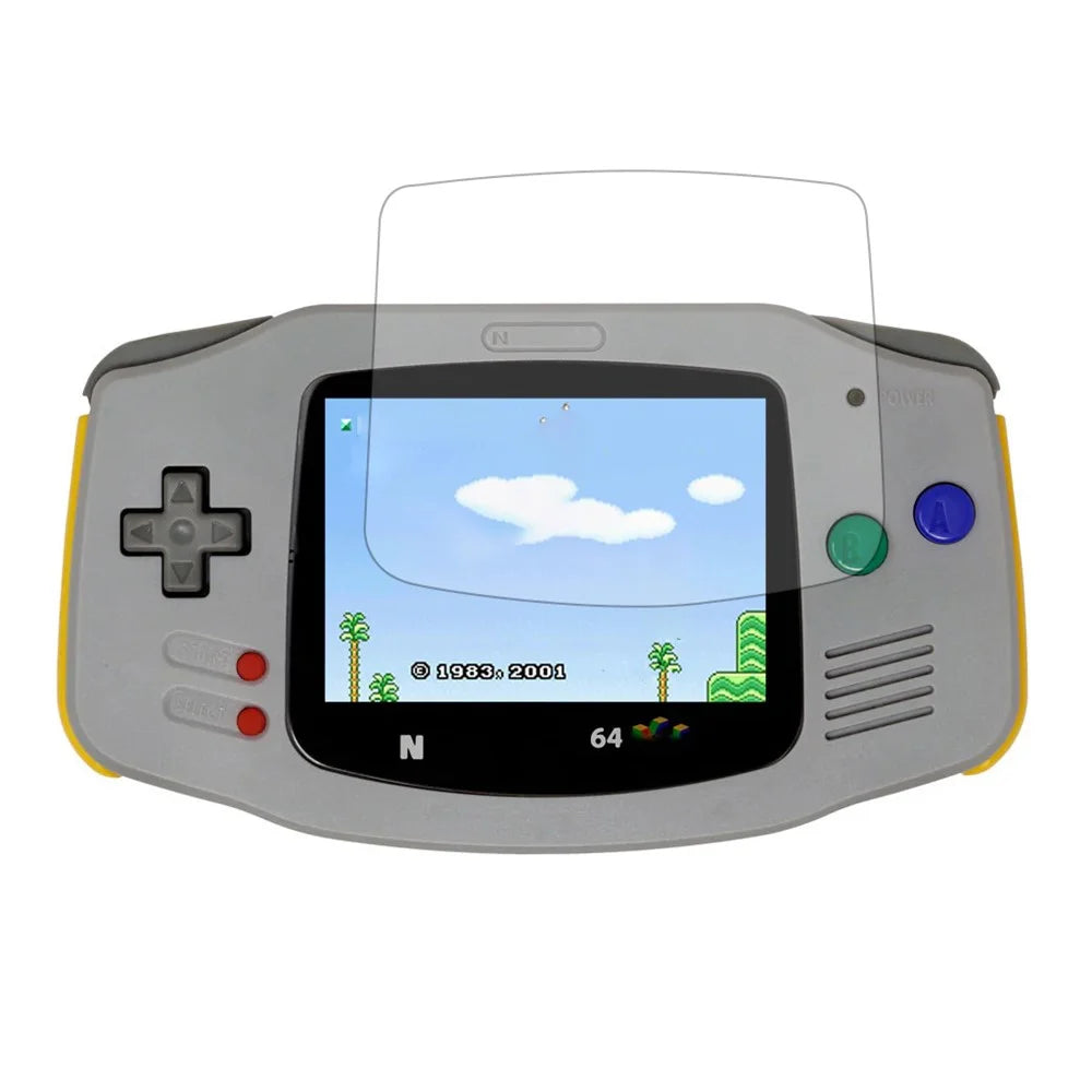 For Nintendo Game Boy Advance Screen Protector HD Clear Game Console Soft PET Full Screen Film - 1
