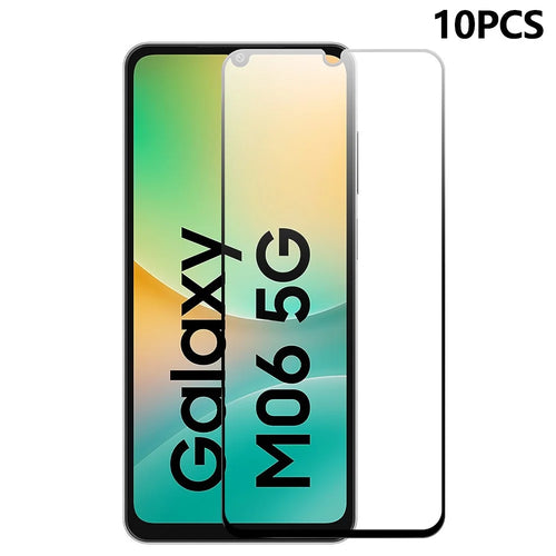 RURIHAI 10Pcs For Samsung Galaxy M06 5G High Aluminium-Silicon Glass Film 0.26mm 2.5D Screen Protector - 1
