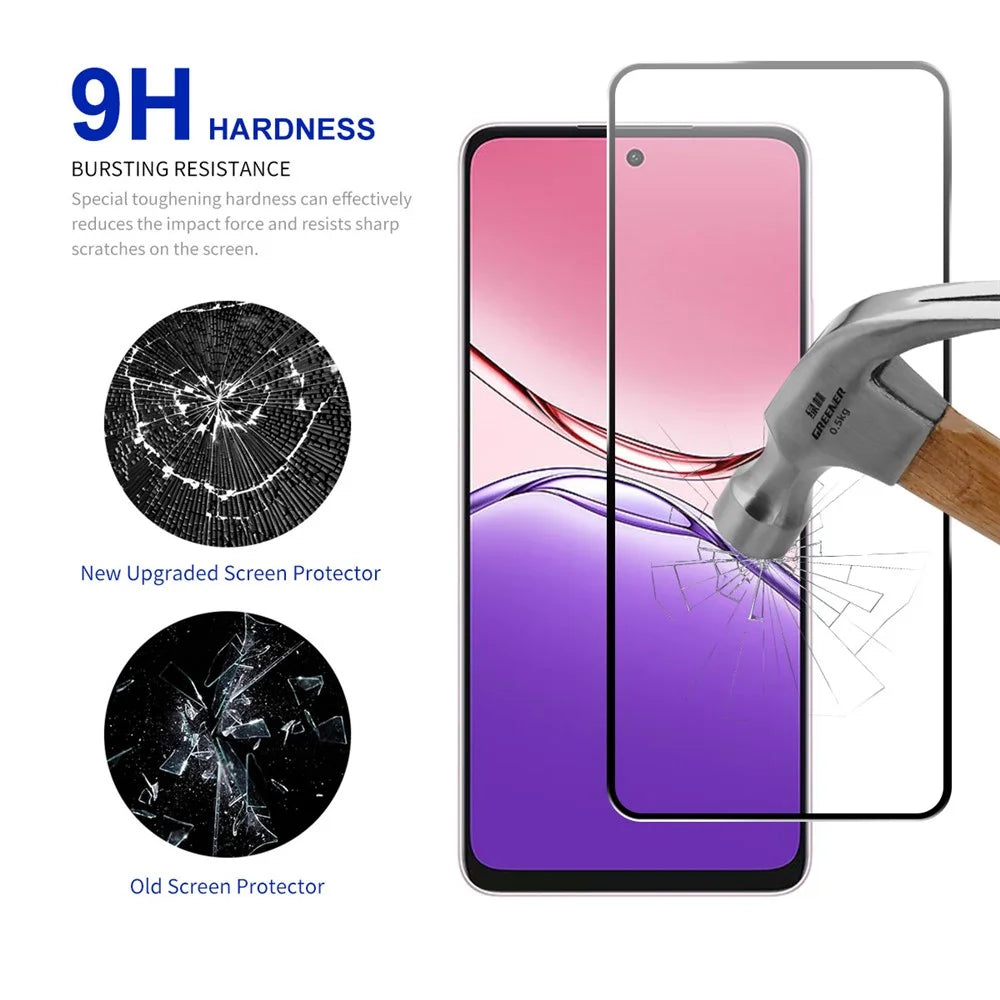 RURIHAI 10Pcs For Oppo A5 Pro 4G (Global) / 5G (Global) / A5 Energy 5G (China) High Aluminium-Silicon Glass Film 0.26mm 2.5D Screen Protector - 3