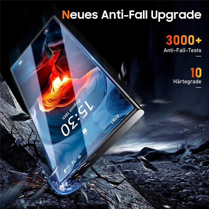 2Pcs For Samsung Galaxy S25+ / S24+ Anti Spy High Aluminium Silicon Glass Screen Protector (Fingerprint Unlock) - 6
