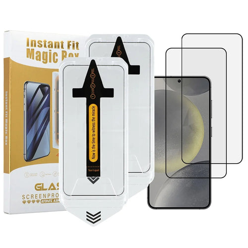 For Samsung Galaxy S25 / S24 Screen Protector HD Clear High Aluminium Silicon Glass Film (Fingerprint Unlock) - 1