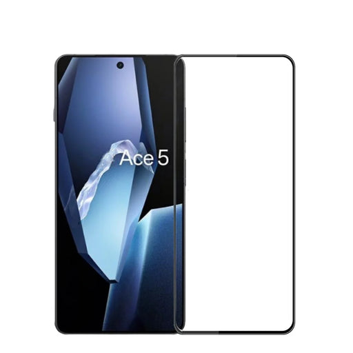 MOFI For OnePlus Ace 5 Pro 5G / OnePlus Ace 5 5G Screen Protector  9H 3D Curved Tempered Glass Film - Black - 1