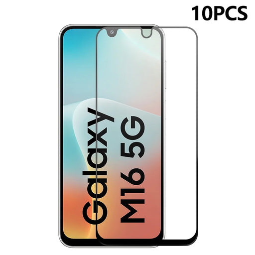 RURIHAI 10Pcs For Samsung Galaxy M16 5G / F16 5G High Aluminium-Silicon Glass Film 0.26mm 2.5D Screen Protector - 1