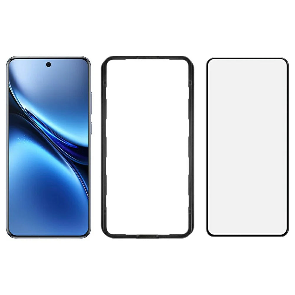 IMAK For vivo X200 5G / T4 Ultra 5G / S20 Pro 5G Screen Protector Full Glue 3D Curved Tempered Glass Film with Positioning Frame - 4