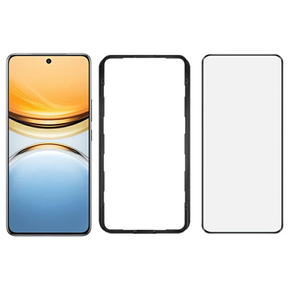 IMAK For vivo Y300 Pro 5G Screen Protector Full Glue 3D Curved Tempered Glass Film with Positioning Frame - 4
