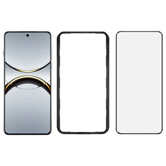 IMAK For Oppo Find X8 Pro 5G Screen Protector Full Glue 3D Curved Tempered Glass Film with Positioning Frame - 4